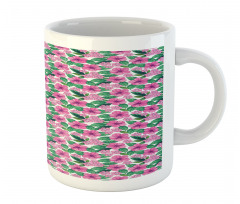 Hibiscus and Plumeria Art Mug