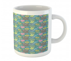 Hipster Animal Wise Bird Mug