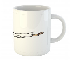 Senpai with Black Belt Kick Mug