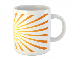 Sunrays in Tangerine Tones Mug