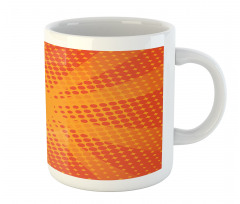 Half Tone Dots Retro Rays Mug