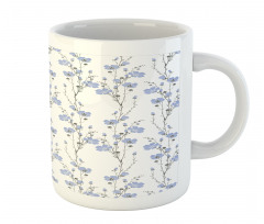 Blossoming Flax Flowers Mug