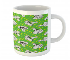 Digital Drawings of Broccoli Mug