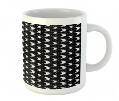 Crescent with Female Face Mug