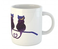 Cats Depicted as Night Mug