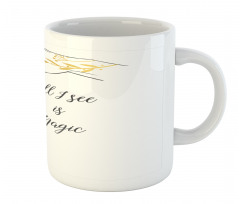 Hand Holding Crescent Mug