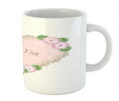 Heart Shaped Vintage Art Mug