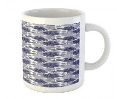 Flowers in Cold Tones Mug