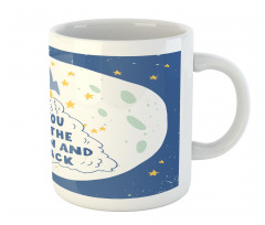 Space Travel Cloud Stars Mug