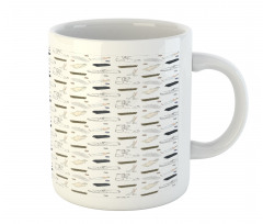 Sponge Scissors Buttons Art Mug