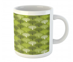 Abstract Trees Motifs Art Mug