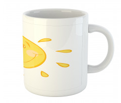 Simple Happy Sun Character Mug