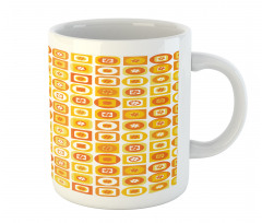 Cubes Squares Geometric Art Mug