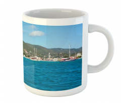 Coast of Sint Marteen Island Mug