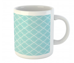 Lacy Flowers in Diamond Mug