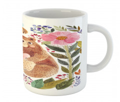 Bear with Flowers Mug