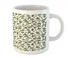 Lazy Animal Monstera Mug