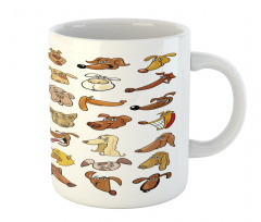 Dog Heads Puppy Canin Mug