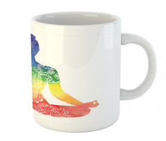 Ornate Motifs Rainbow Mug