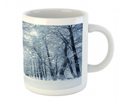 Wildlife Snowy Trees Mug