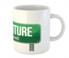 Signboard Travel Highway Mug