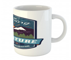 Signboard of Camping Art Mug