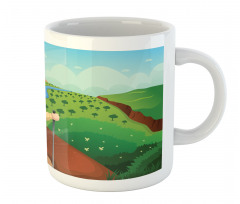 Man with a Backpack Hike Mug