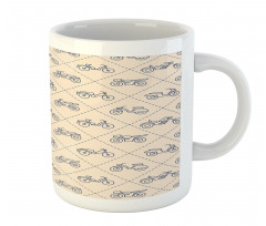 Geometric Motorcycles Mug