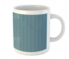 Dotted Petals Branches Art Mug