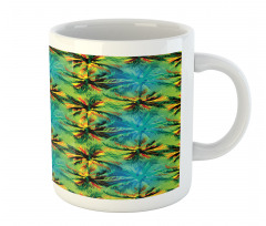 Jumble Exotic Palms Layout Mug