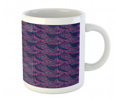 Abstract Rainforest Plants Mug