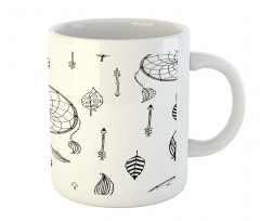 Folk Feathers Arrow Mug