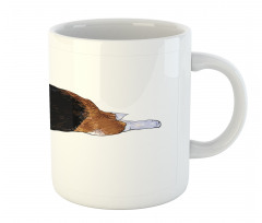 Dog with Toy Play Time Art Mug