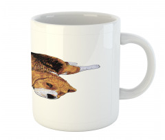 Before Falling Asleep Dog Mug