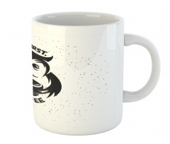 Owl Holds Mug Dots Mug