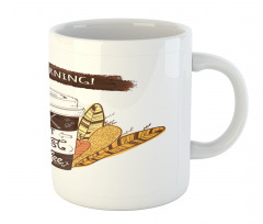 Cup and Leaves Mug