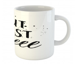 Typography Spots Mug