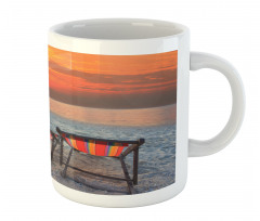 Beach with Colorful Sky Mug