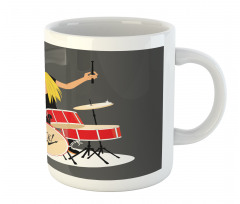 Rock and Roll Style Young Man Mug