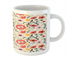 Flowers Herbs and Leaves Mug