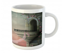 Old Medieval Tower Rose Mug