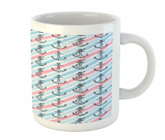 Abstract Ocean Anchor Rope Mug