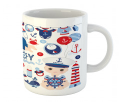 Sailor Babies Clothes Motif Mug