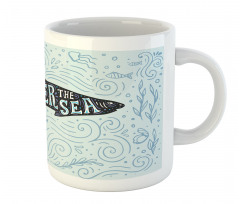 Funny Wording on Fish Mug