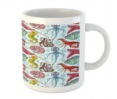 Hand Drawn Deepwater Mug