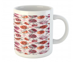 Ocean Creatures Blots Mug