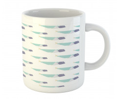 Origami Style Mammal Fish Mug