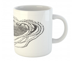 Sea Animal Living in Shell Mug