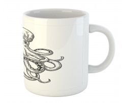 Sea Animal Hand Drawn Image Mug