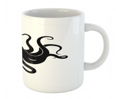 Giant Sea Animal Silhouette Mug